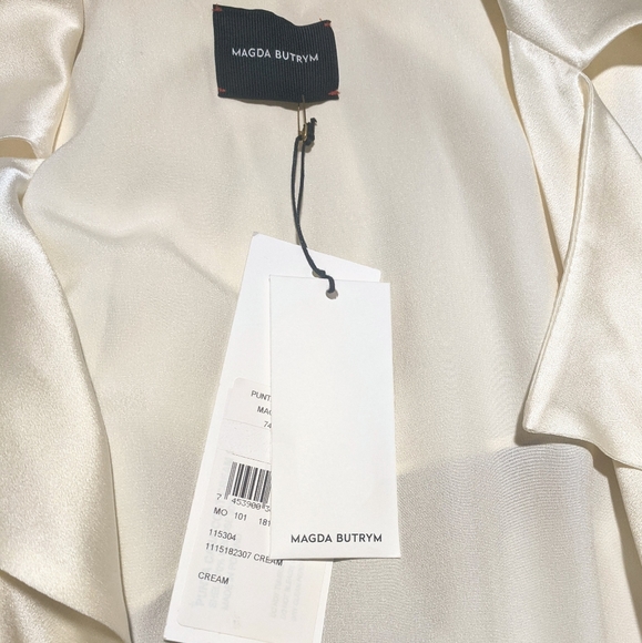 SOLD 💔💯 Magda Butrym Punta Cana Silk Trench Coat - Picture 7 of 8